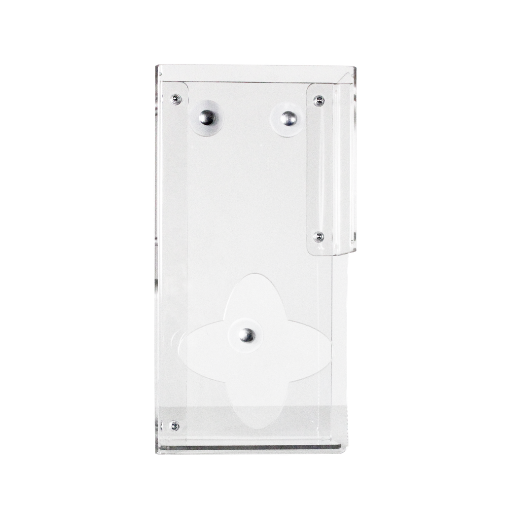 TrippNT 53983 — front view, clear PETG and top-pull dispensing slot