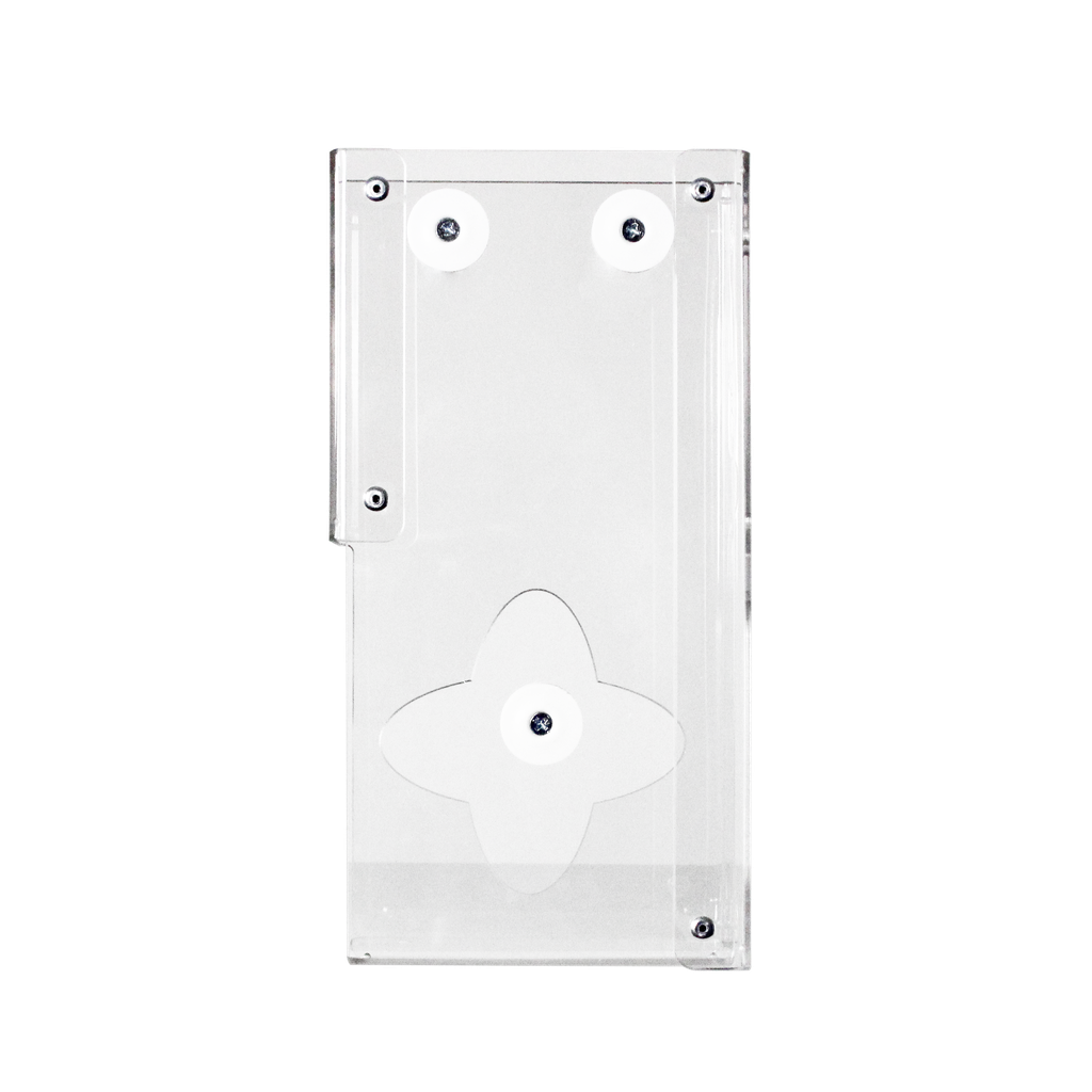 TrippNT 53983 — rear view, rubber-coated rare-earth magnet for ferrous surface mounting