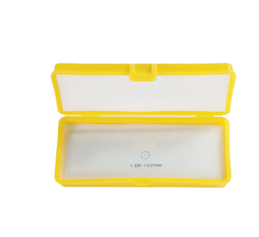 LW Scientific Stage Micrometer calibration slide MSS-STGE-MCMR with 1 mm scale and 100 divisions