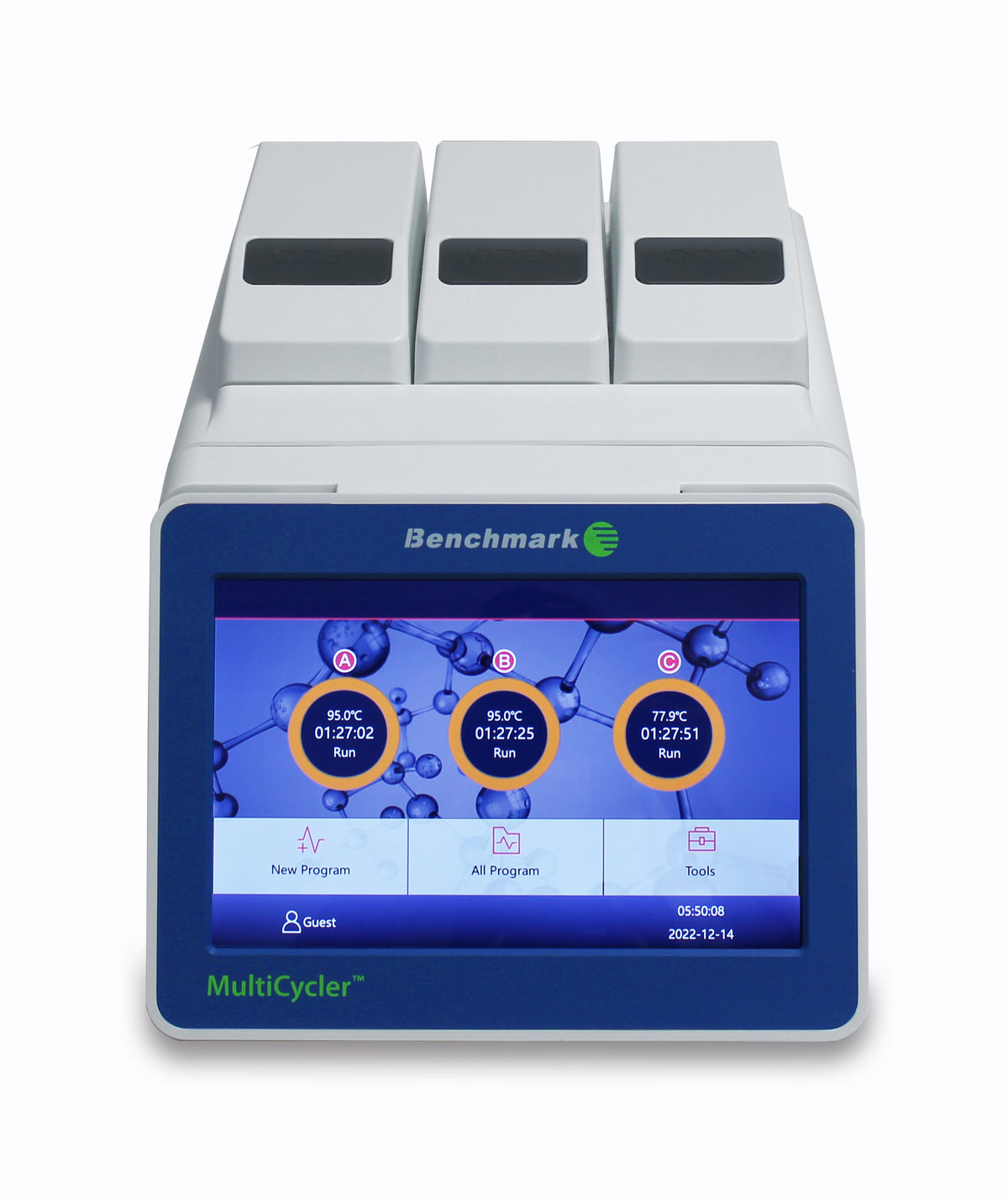 Benchmark Scientific MultiCycler 332 Triple Block Thermal Cycler T3-0332G