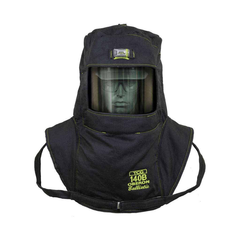 Oberon TCG 140 Cal Arc Flash Hoods with HVSL Hood Ventilation