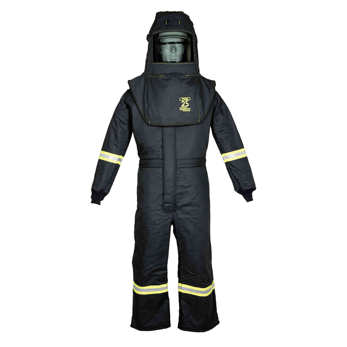 Oberon TCG 25 Cal Hood and Coverall Arc Flash Kits w/ Light and Vent
