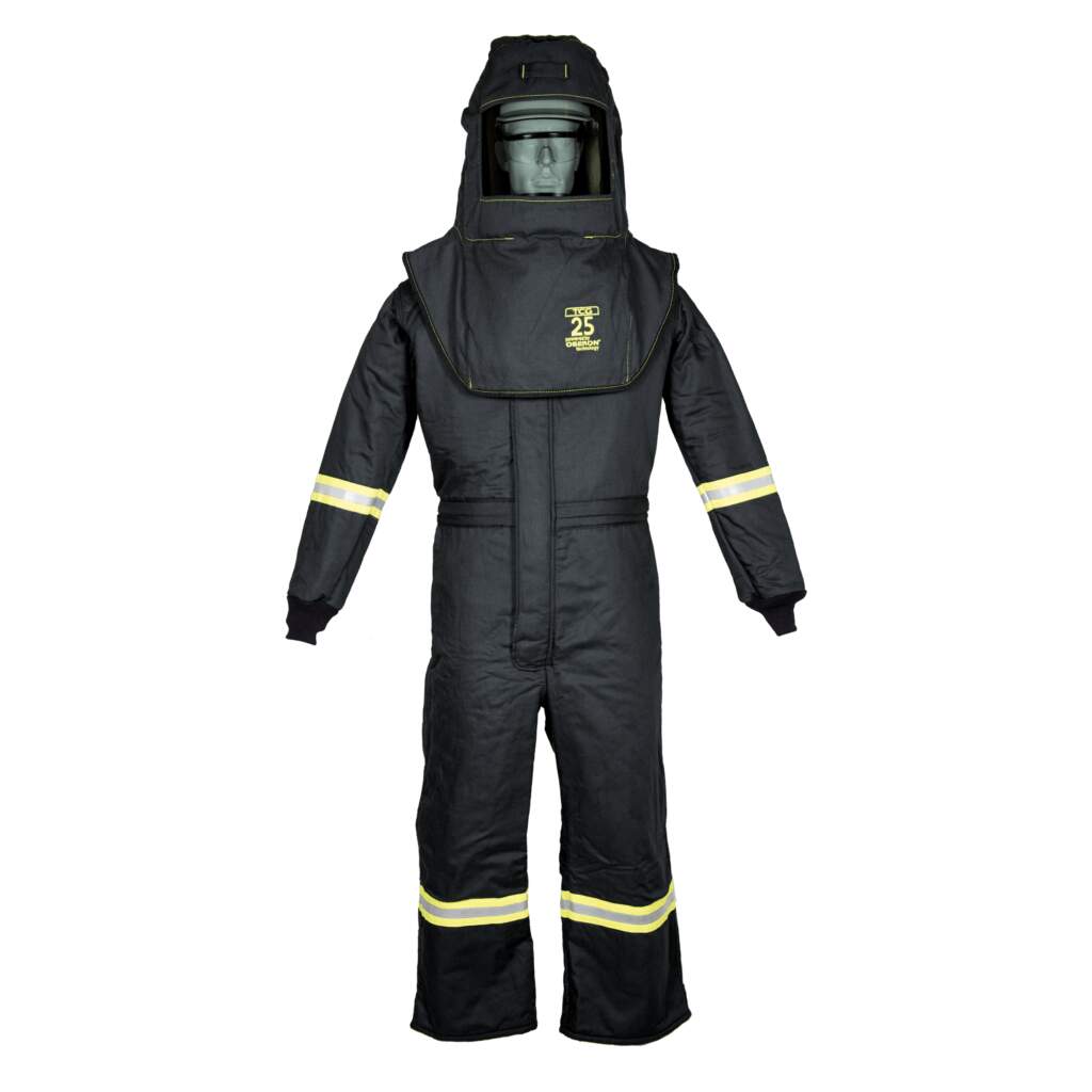 Oberon TCG 25 Cal Hood and Coverall Arc Flash Kits with HVS Hood Ventilation