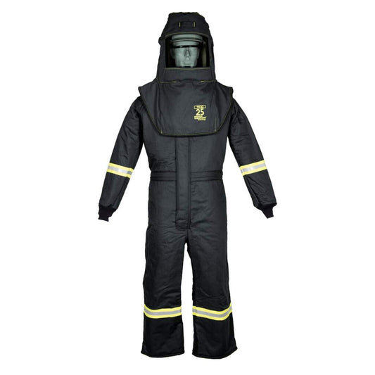 Oberon TCG 25 Cal Hood and Coverall Arc Flash Kits with HVS Hood Ventilation