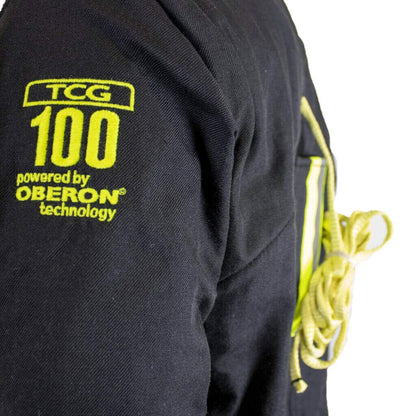 Oberon TCG 100 Cal Arc Flash Suit Set w/ Escape Strap, Light, and Vent