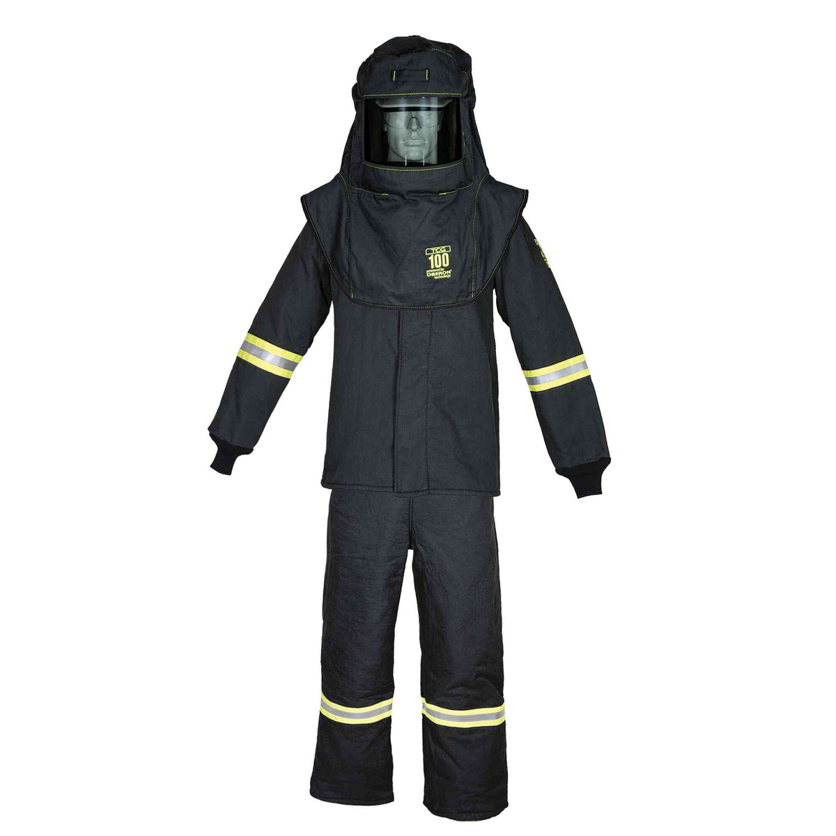 Oberon TCG 100 Cal Arc Flash Suit Set with HVS Hood Ventilation