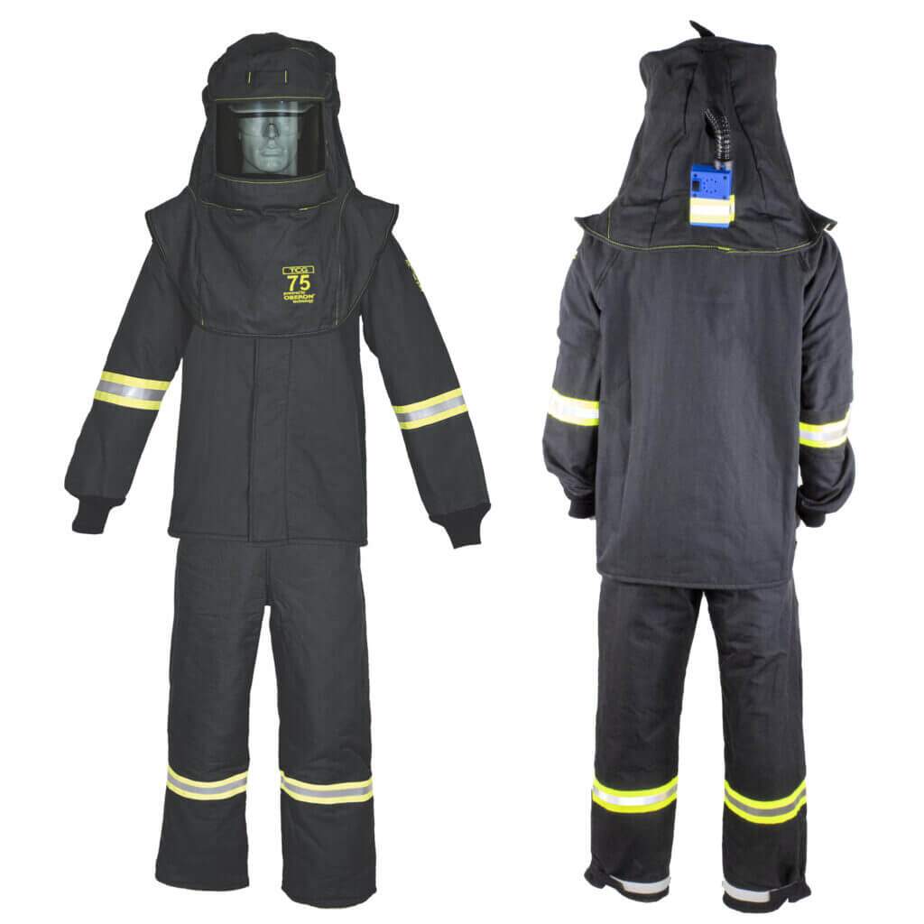 Oberon TCG 75 Cal Arc Flash Kits w/ Vent with HVSL Hood Ventilation