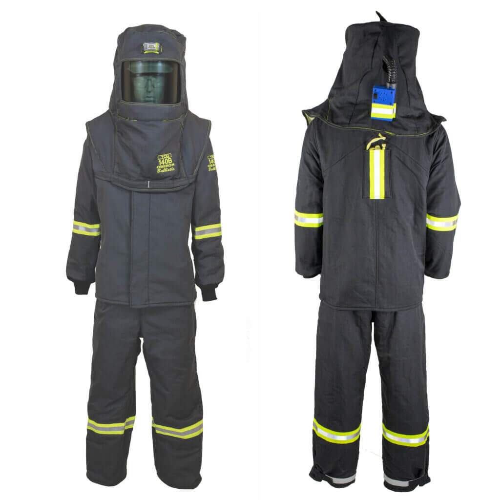 Oberon TCG 140 Cal Arc Flash Kit with Escape Strap, Light and Vent