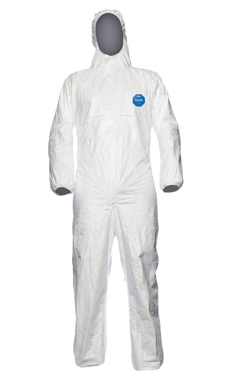 DuPont™ Tyvek® 500 TY198S-WH Hooded Coverall — Case of 25