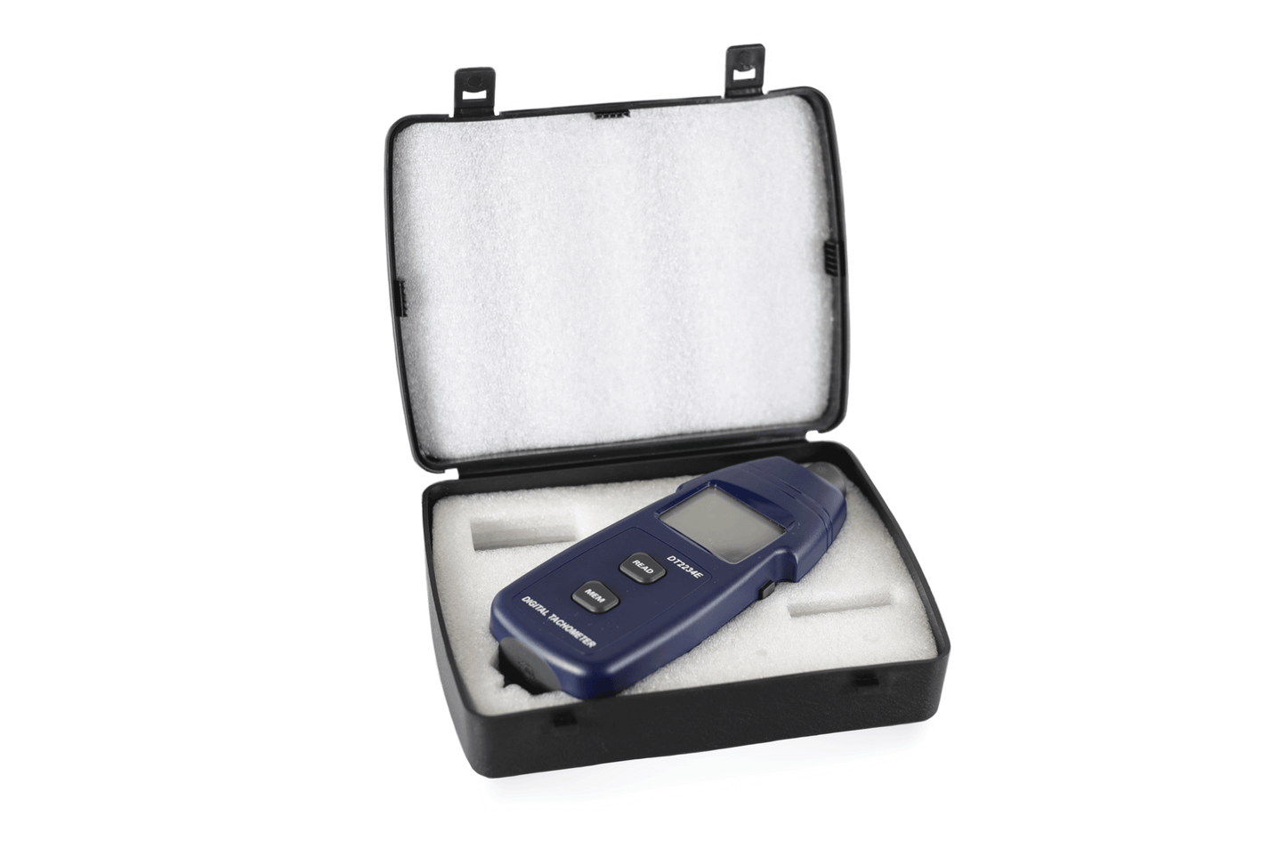 Hand-held tachometer CNA-TACH-DHH7 with LCD display for RPM measurement