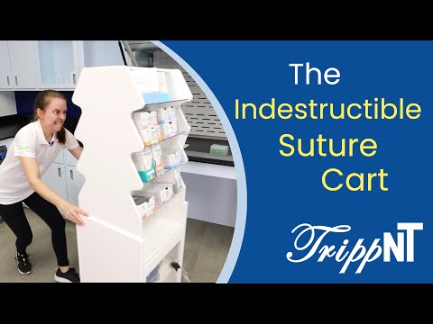 TrippNT 53972 Suture Cart Key Lock Bulk Storage Detail
