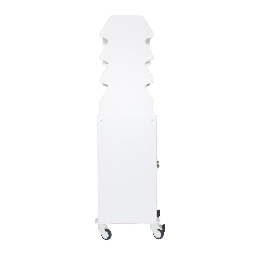 TrippNT 54056 Suture Cart - Smoked Door Closed and Locked Configuration