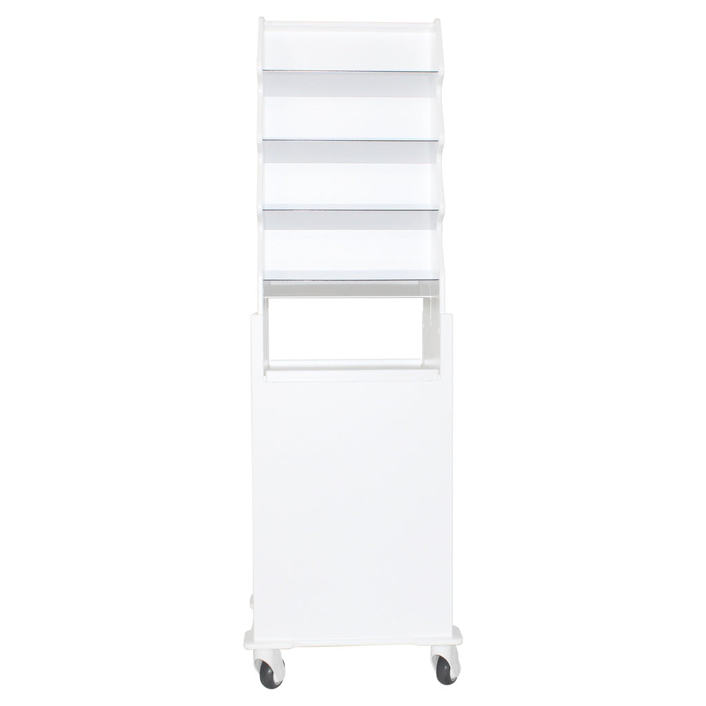 TrippNT 54056 Suture Cart - Cart Profile and 3-Inch Under-Base Caster Configuration