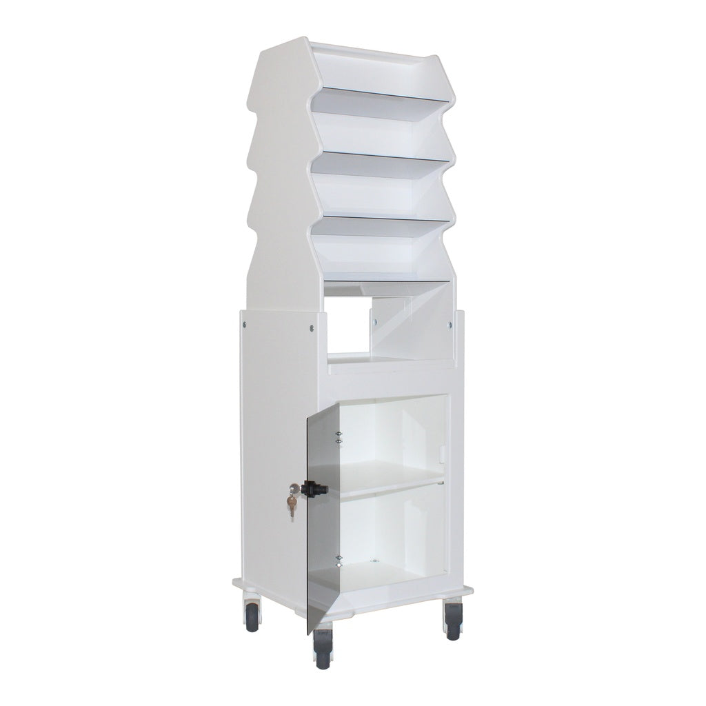 TrippNT 54056 Suture Cart - Angled Suture Shelves Loaded with 48 Standard Suture Boxes