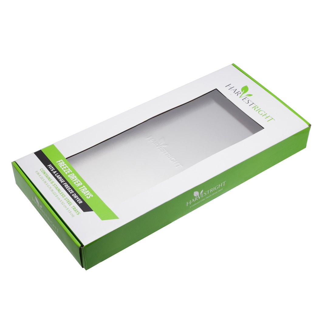 Harvest Right Stainless Steel Freeze Dryer Trays — Large Home Pro — set of 6