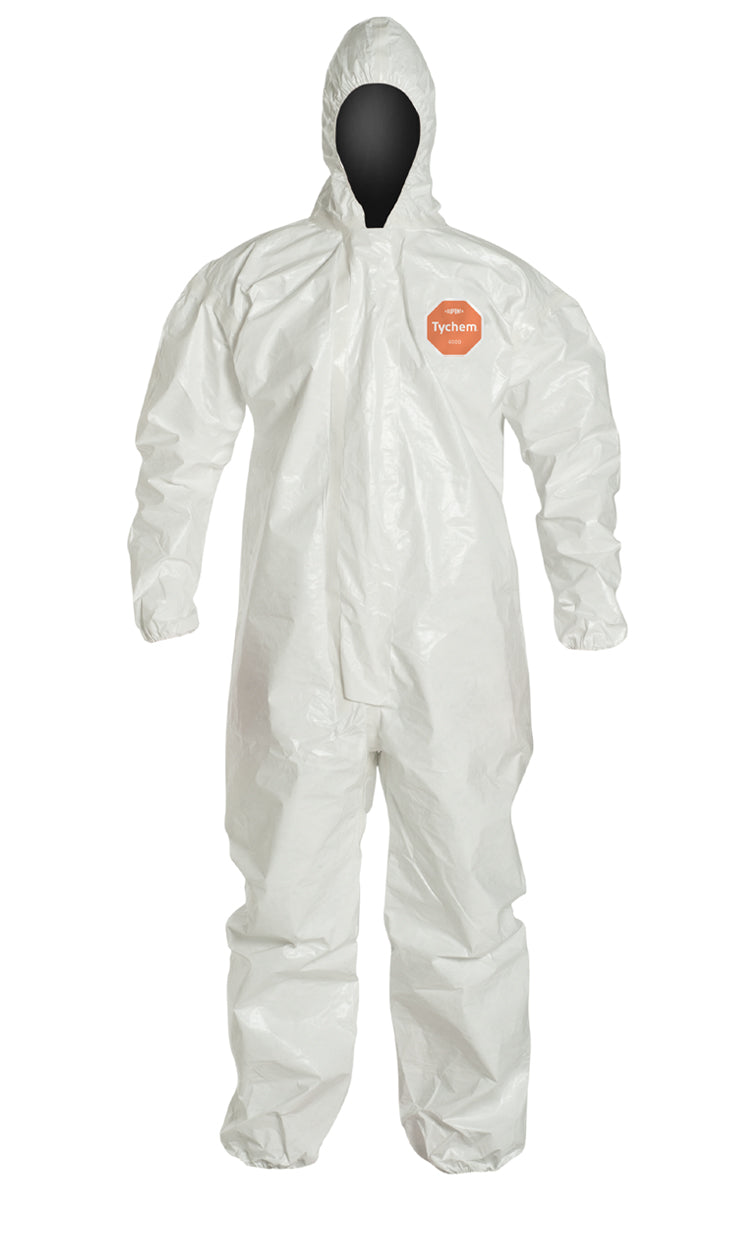 DuPont™ Tychem® 4000 SL127T-WH Hooded Coverall — Case of 6