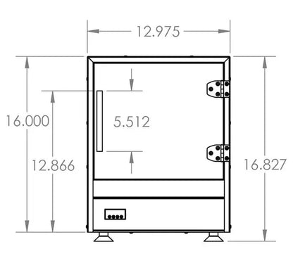 LW Scientific Digital Laboratory Incubator - 20L, 65°C, PID Controls, 110V, iCL-020L-D071 