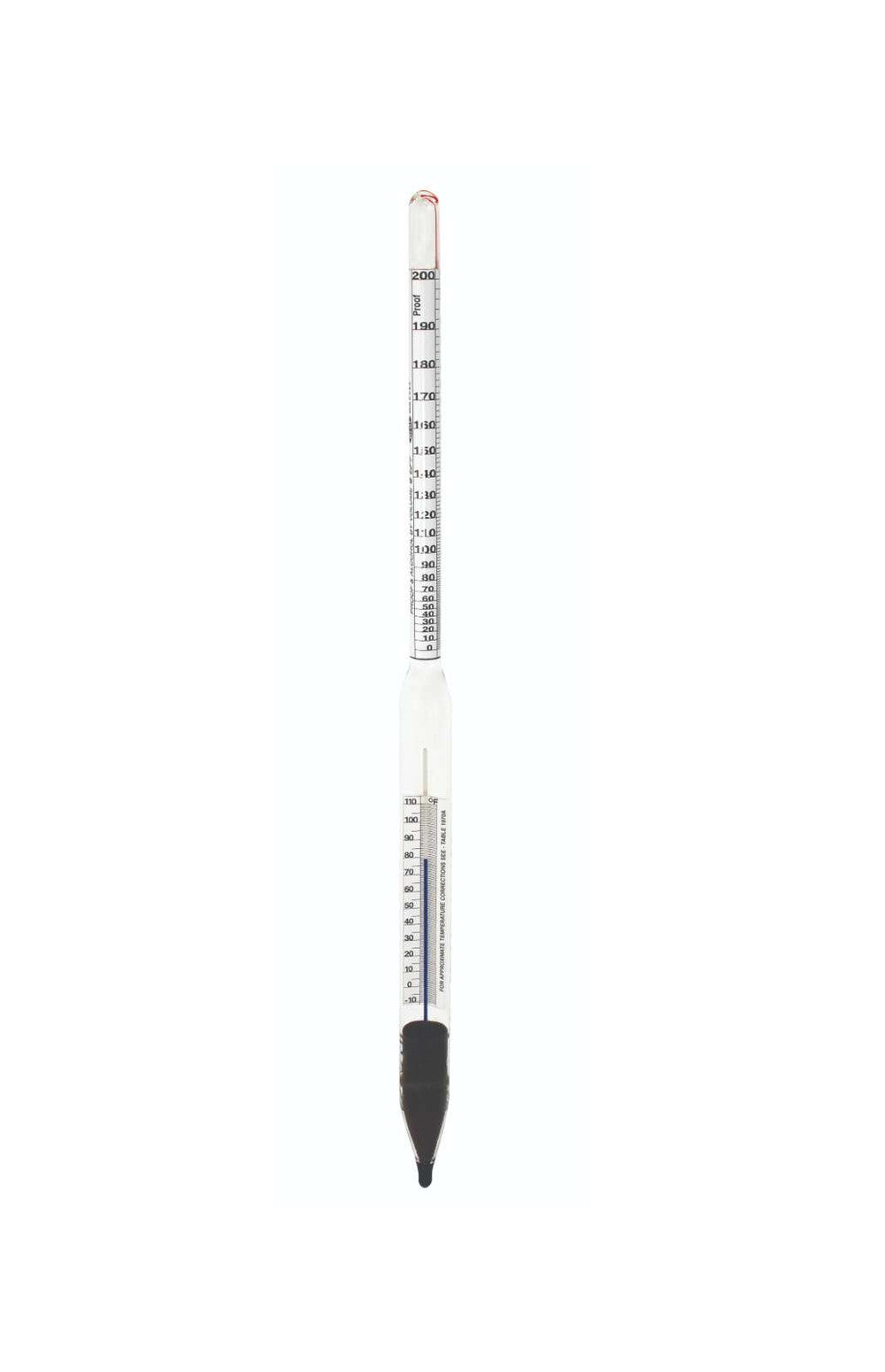Alcohol Hydrometers - Tralle and Proof Scales - VEE GEE Scientific