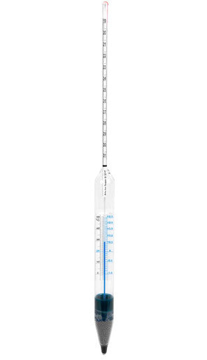 Heathrow Scientific Brix Hydrometers with Thermometer C VEE GEE 6601T Series