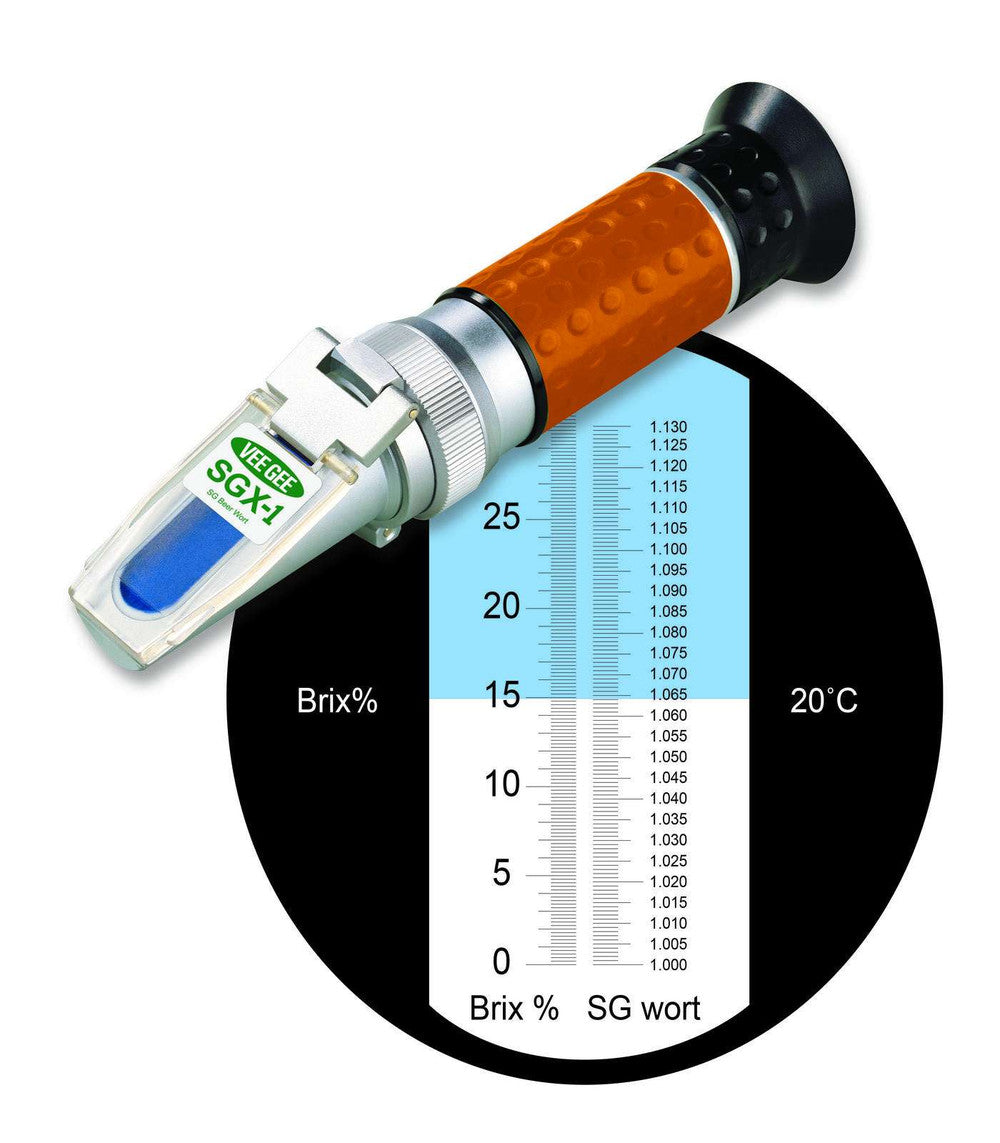Brix/Specific Gravity Refractometer - VEE GEE Scientific
