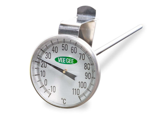 VEE GEE Scientific Dial Thermometer 1.75 in Face - Bimetal, No Battery Required
