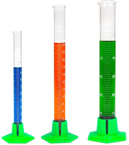 Student Grade Glass Graduated Cylinders - Heathrow Scientific — view 2