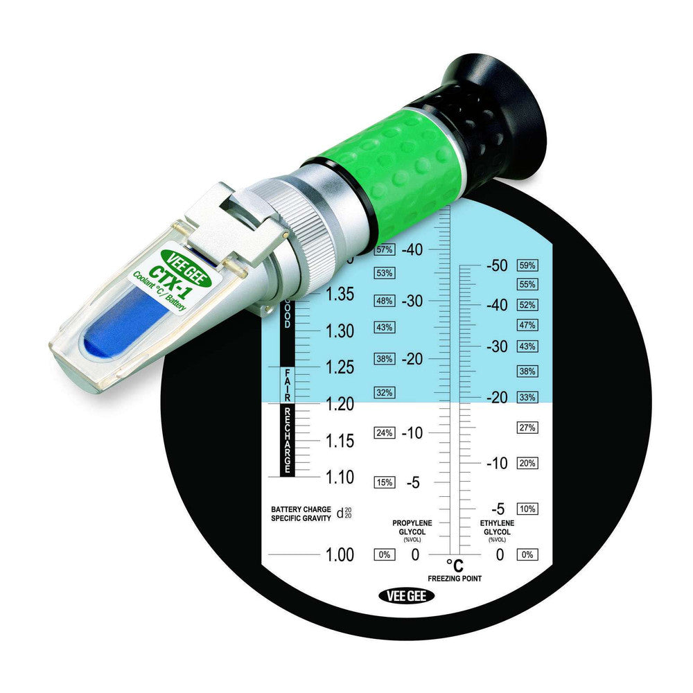 Handheld Coolant/Battery Acid Refractometers - VEE GEE Scientific