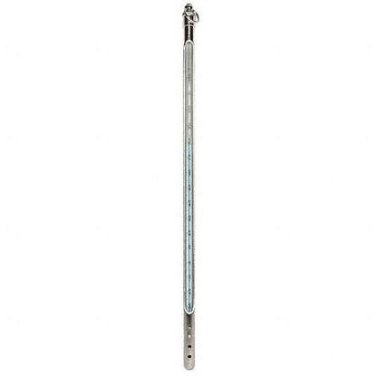 VEE GEE Scientific Armored Glass Thermometer - Fahrenheit - Nickel-Plated Brass, Mercury-Free — view 2