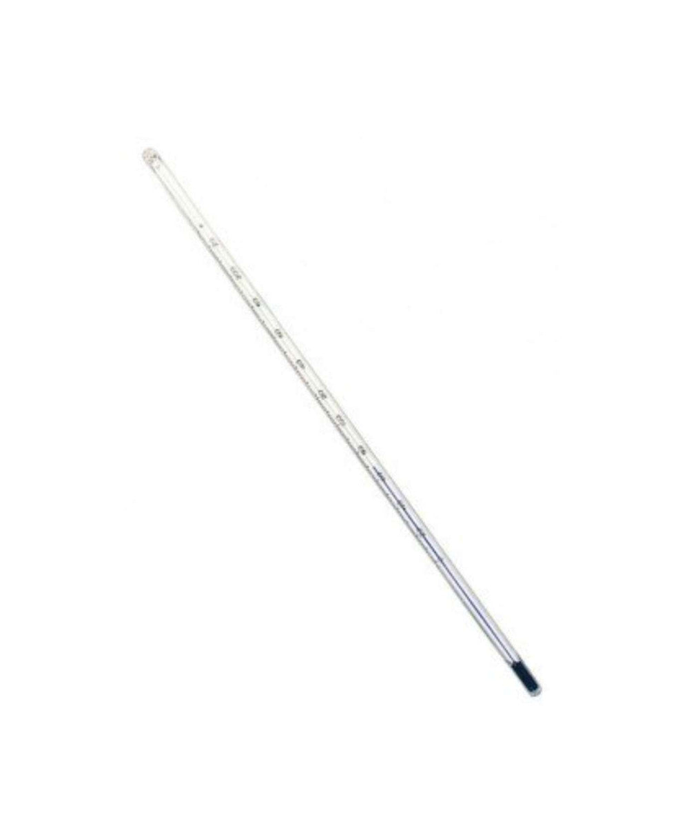 VEE GEE Scientific FEP Encapsulated Glass Thermometer - Celsius - Mercury-Free Safety Blue — view 2
