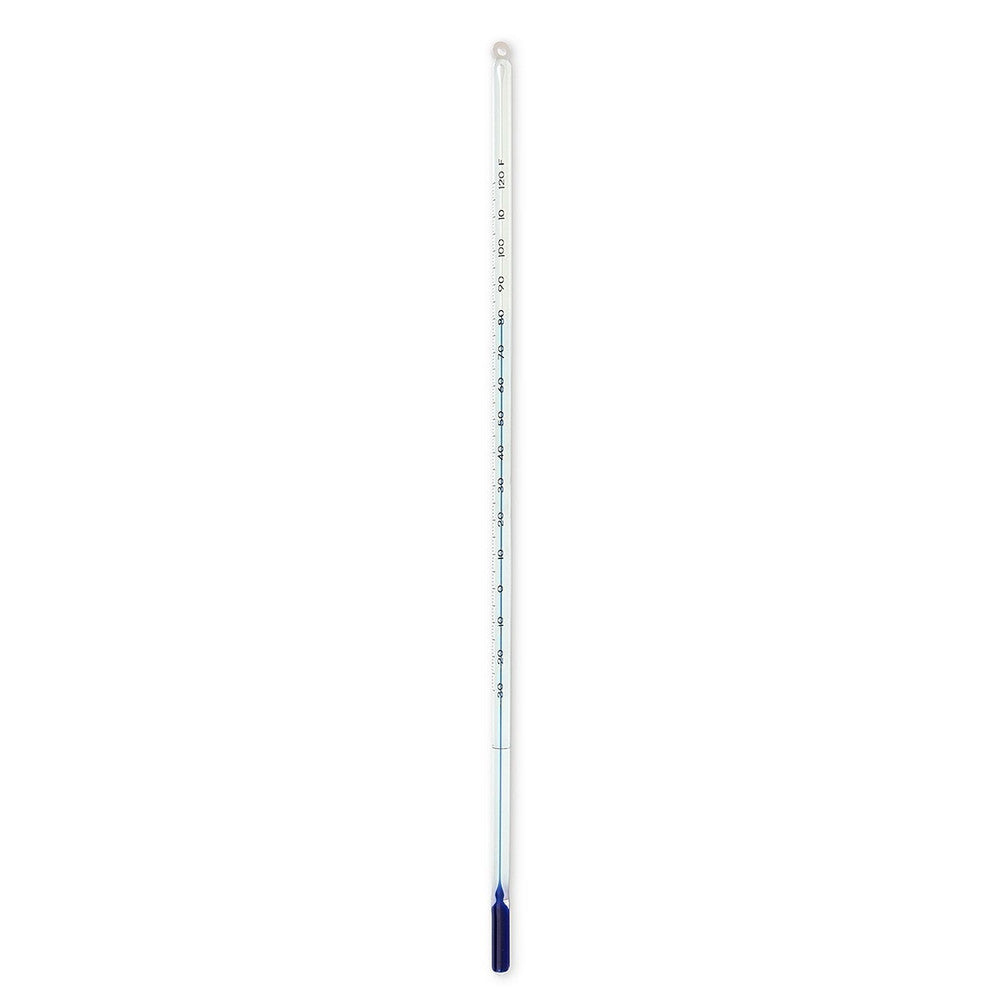 VEE GEE Scientific Blue Liquid Glass Thermometer - Celsius - Serialized, Mercury-Free, Borosilicate — view 2