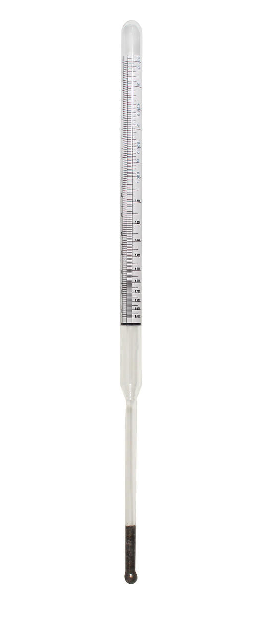 Dual Scale Hydrometers - Specific Gravity & Baume - Heathrow Scientific — view 2