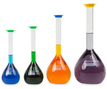 SIBATA Class A Volumetric Flask with Snap Cap - 2303A Series — view 2