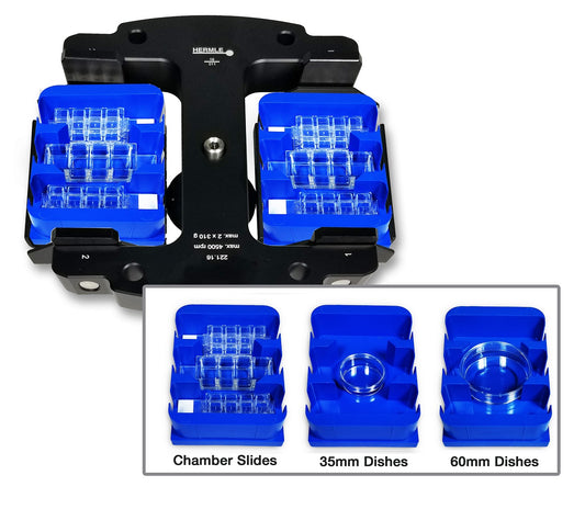 Hermle Chamber Slide and 35/60 mm Dish Carrier Z326-MPCA