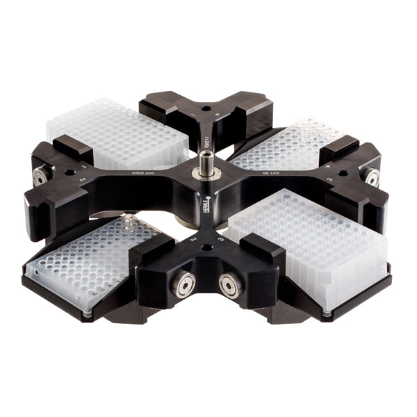 Hermle 4 × 750 mL Swing-Out Rotor with Buckets Z446-750