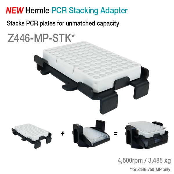 Hermle PCR Stacking Adapter for Z446-750-MP Z446-MP-STK