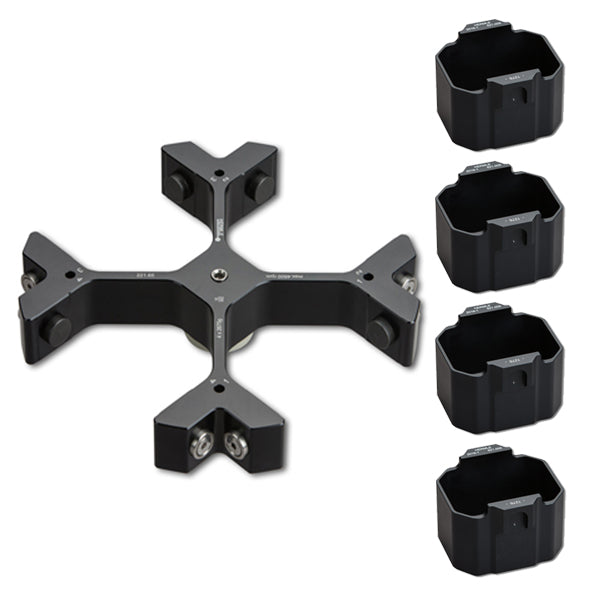 Hermle 4 × 1,000 mL Swing-Out Rotor with Rectangular Buckets Z496-1000