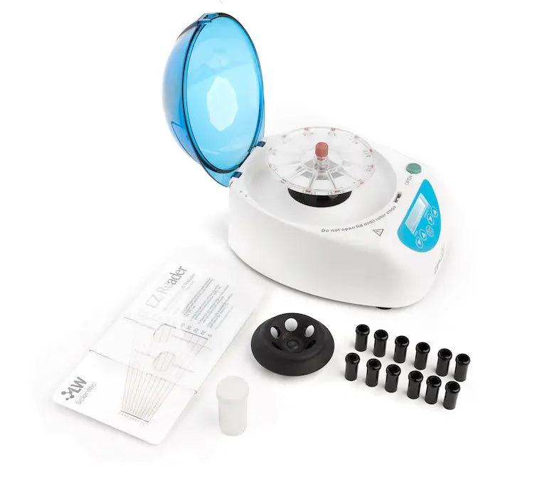 LW Scientific ZCC-1206-77T3 ZipCombo Digital Centrifuge – 6-Tube Micro-Rotor & 12-Place Crit Rotor, 90–240V 