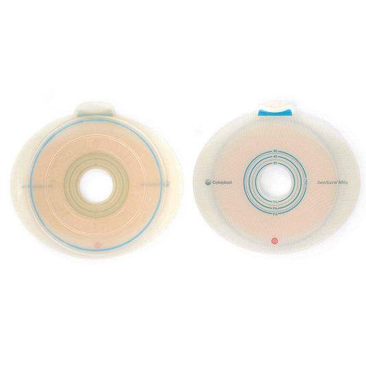 SenSura® Mio Flex Ostomy Barrier, Stoma Opening, Red Color Match