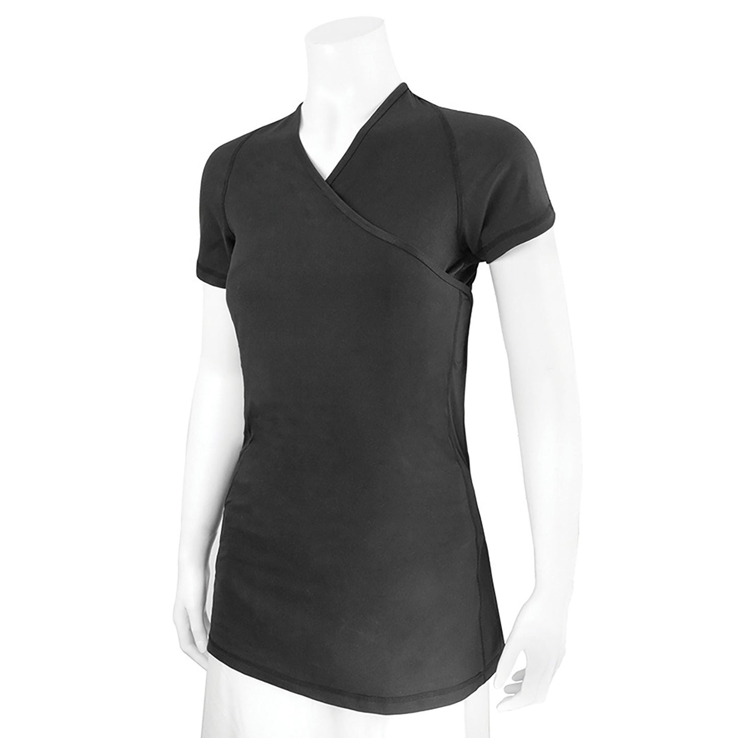 NuRoo® Pocket Short Sleeve Pocket Baby Carrier, Black, Extra-Small