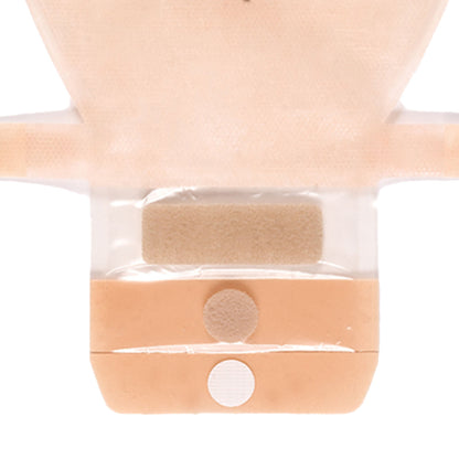 Assura® Flat One-Piece Transparent Colostomy Pouch, Cut to fit Stomas