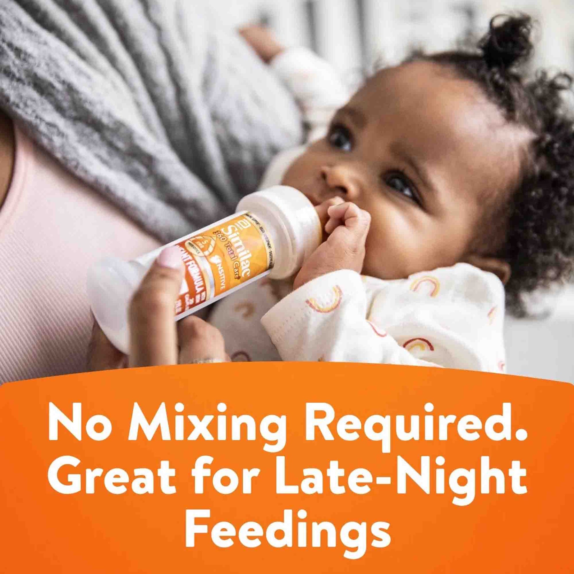 Similac 360 Total Care Sensitive Infant Formula Unflavored Bottle Liquid Iron Lactose Sensitivity