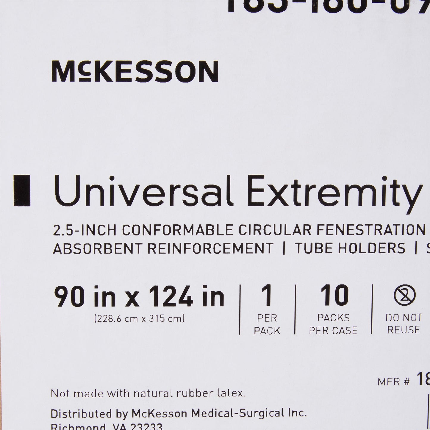 McKesson Sterile Universal Extremity Drape