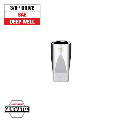 Milwaukee 3/8" Drive 1" Deep Socket 45-34-8032 | 3/8 in Drive