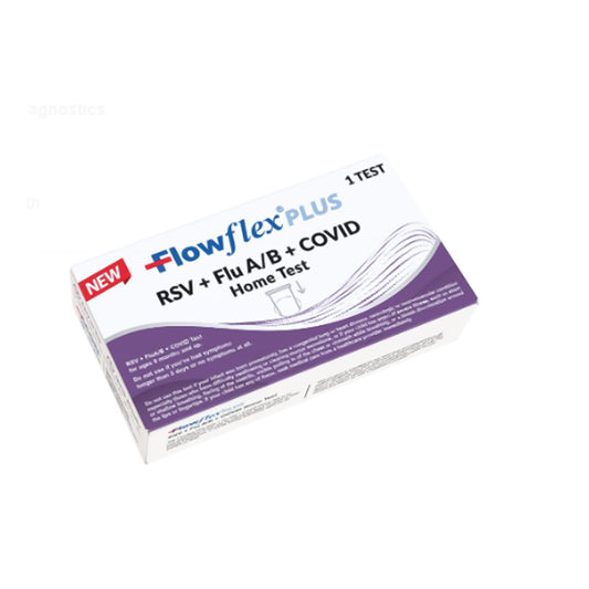 Flowflex Plus Respiratory Test Kit RSV / Flu A + B / COVID Single Test