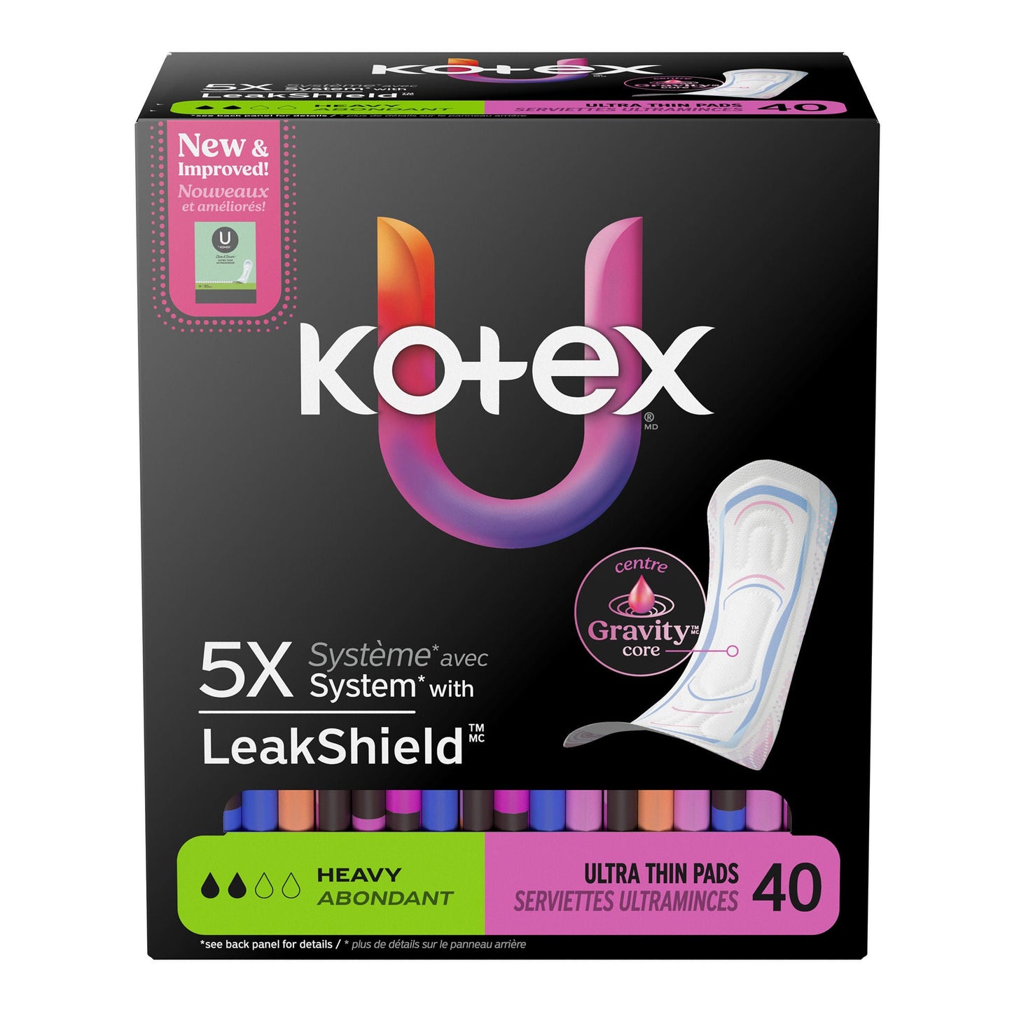 U by Kotex Feminine Pad Ultra Thin Heavy Absorbency