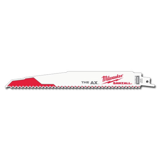 Milwaukee 9" 5 TPI AX SAWZALL Blade for Wood with Nails (5 PK) 48-00-5026 | 9 in Blade Length, 5-Piece