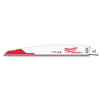 Milwaukee 9" 5 TPI AX SAWZALL Blade for Wood with Nails (5 PK) 48-00-5026 | 9 in Blade Length, 5-Piece