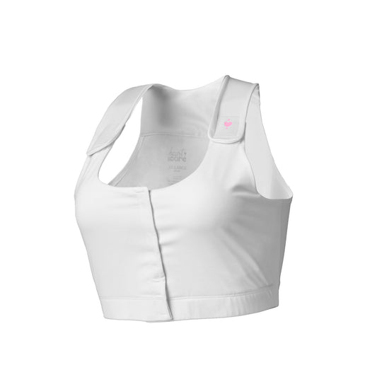 Serena Post Surgical Bra, White, Super Queen Size