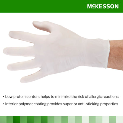 McKesson Confiderm® Latex Exam Gloves, Ivory - view 4