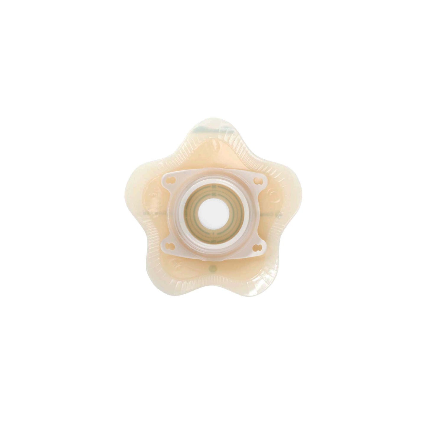 SenSura® Mio Click Convex Flip Ostomy Barrier, Stoma Openings, Red Match
